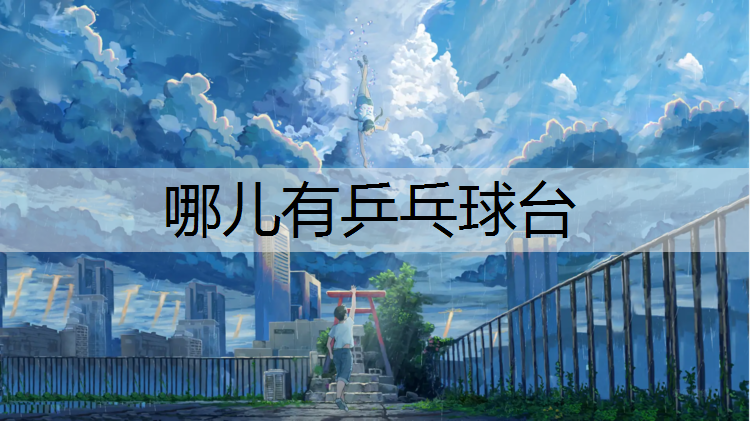 哪儿有乒乓球台